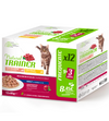 Natural Trainer Mantenimento multipack umido Gatti Adult salmone e pollo