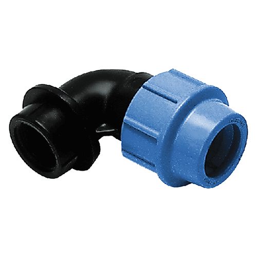 GOMITO A 90° CON DERIVAZIONE FEMMINA Ø 16 x ½ PZ 20