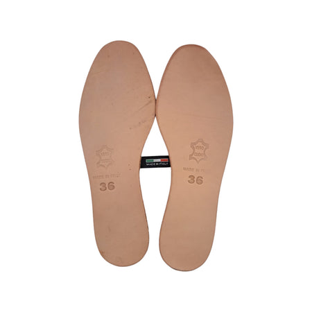 EcoPrice® Soletta In Cuoio Naturale Ecologica - Misure da 36 a 47