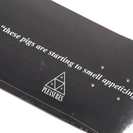 HUF Skateboard Tavola Uomo Gang Control Skate Deck X Pleasures Black da uomo