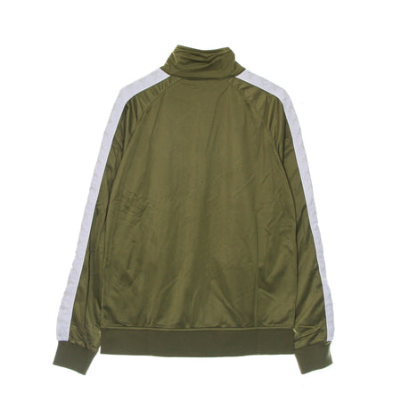 KAPPA Giacca Tuta Uomo Banda Anniston Slim Green Military/white da uomo