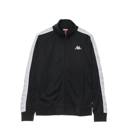 KAPPA Giacca Tuta Uomo Banda Anniston Slim Black/white/grey da uomo
