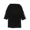 KAPPA Felpa Cappuccio Donna Banda Dressa 2 Black/white da donna