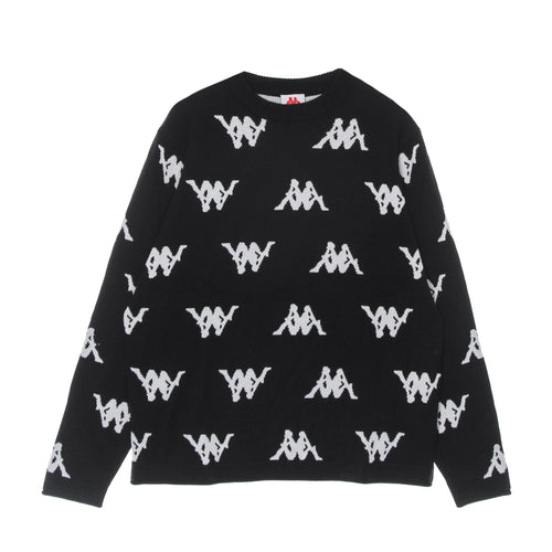KAPPA Maglione Uomo Authentic Frisia Black/white da uomo