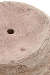 Vasi Teide basso in Terracotta Brunita per uso interno ed esterno set da 2