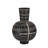 Vaso bottiglia Siva in metallo per uso interno ed esterno h 43 cm