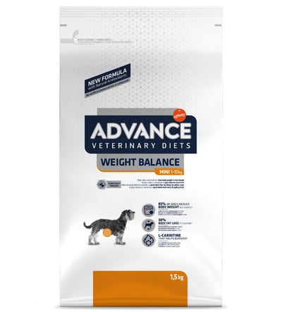 Advance Vet Diets Weight Balance mangime secco Cani Mini 1,5 kg