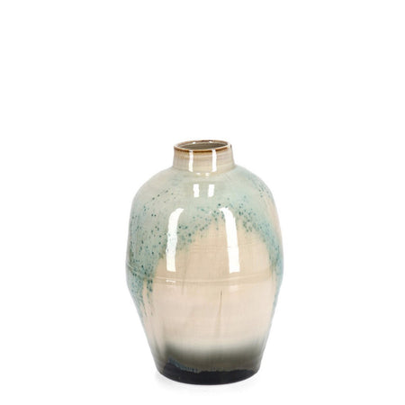 Vaso "Coira" in terracotta smaltata per uso esterno h 37 cm