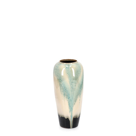 Vaso "Coira" in terracotta smaltata per uso esterno h 36 cm