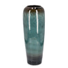 Vaso Coira svasato in terracotta smaltata per uso esterno h 72 cm