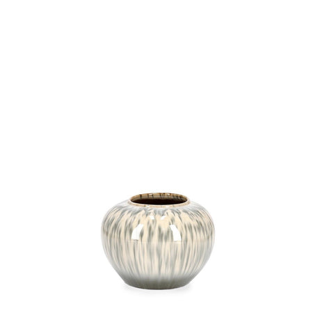 Vaso "Coira" tondo in terracotta smaltata per uso esterno Ø 25 cm