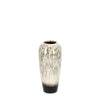 Vaso Coira svasato in terracotta smaltata per uso esterno h 36 cm