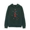 JORDAN Felpa Cappuccio Uomo Essential Fleece Holiday Po Hoodie Noble Green da uomo