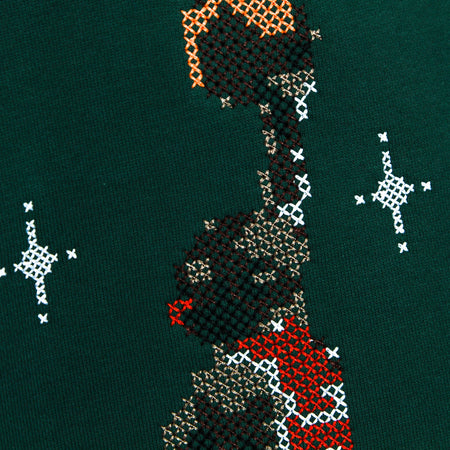 JORDAN Felpa Cappuccio Uomo Essential Fleece Holiday Po Hoodie Noble Green da uomo