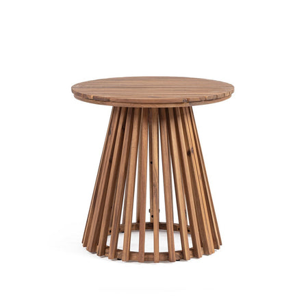 Tavolino "Rodano" struttura in legno di acacia per arredo casa