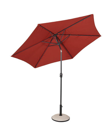 Ombrellone palo centrale "Kalife" in alluminio verniciato a polvere per giardino e balcone Ø 270 cm