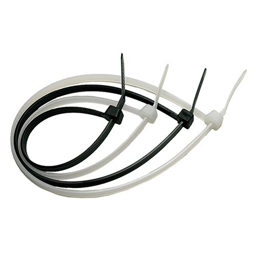 FASCETTA A STRAPPO PER CABLAGGIO mm 2,5 x 200 pz 100 - bianco