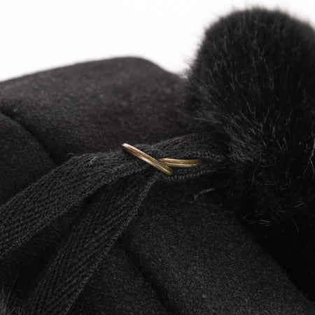 KANGOL Cappello con Orecchie Uomo Wool Aviator Black/black da uomo