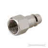 Raccordo con filettatura femmina a baionetta 1/4 BSP Silverline 2 p.zi Silverline