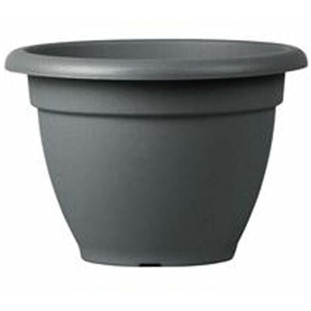 Vaso tondo ''Campana Basic'' in plastica 100% riciclata per fiori e piante da giardino