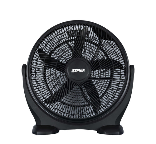 ZEPHIR ZBF04CM Ventilatore Da Terra E Da Muro 50W Ad Alta Velocità Nero Pale Da 40cm