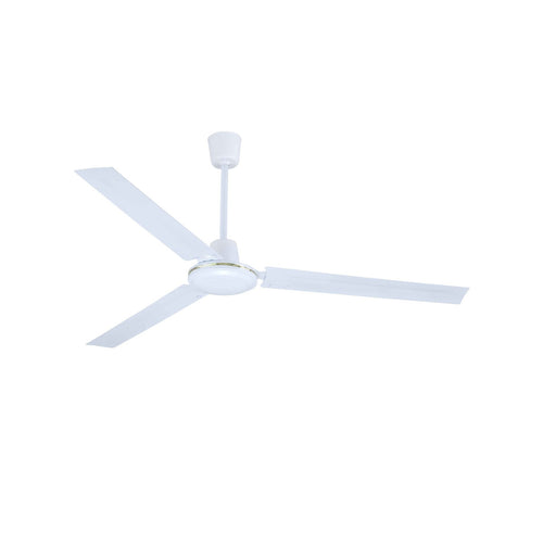 ZEPHIR ZFS8120 Ventilatore Da Soffitto Industriale 70W A 3 Pale - Bianco