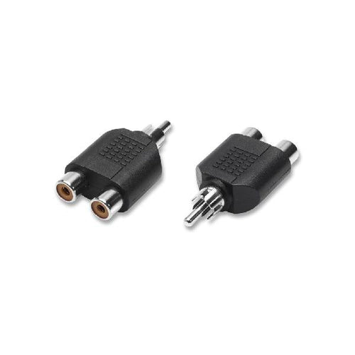 Sdoppiatore 1x spina rca maschio + 2x prese rca femmina