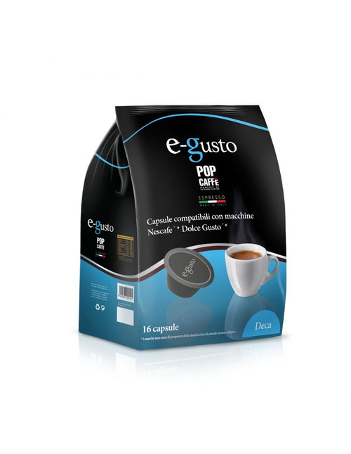 Pop Caffè Decaffeinato 96 Capsule compatibili Dolce Gusto