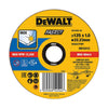 DeWalt Extreme 125x1,0x22,23mm disco da taglio per ferro e acciaio inox