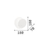 Applique Contemporanea Tick Metallo Oro 1 Luce 7,5W 3000K Luce Calda