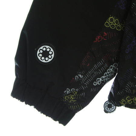 OCTOPUS Giacca a Vento Uomo Deco Hood Jacket Black da uomo