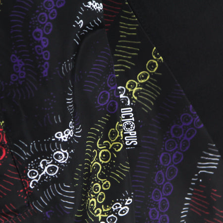 OCTOPUS Giacca a Vento Uomo Deco Hood Jacket Black da uomo