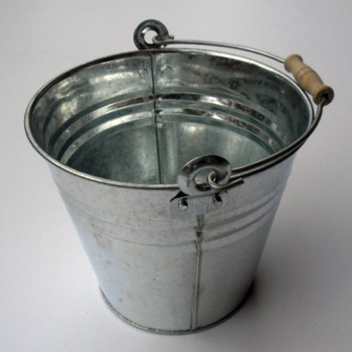 Secchio da 8lt multiuso in lamiera zincata pesante