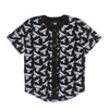 NEW ERA Casacca Bottoni Uomo Nba Aop Distressed Logo Button Up Chibul Black da uomo