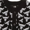 NEW ERA Casacca Bottoni Uomo Nba Aop Distressed Logo Button Up Chibul Black da uomo