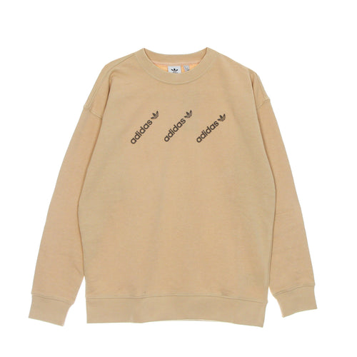 Adidas Felpa Leggera Girocollo Donna Crew Sweatshirt Halo Blush da donna