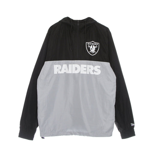 NEW ERA Giacca a Vento Infilabile Uomo Nfl Windbreaker Lasrai Black/dark Grey da uomo