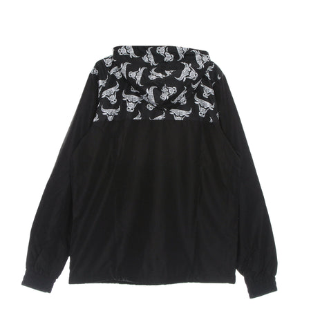 NEW ERA Giacca a Vento Infilabile Uomo Nba Distressed Logo Windbreaker Chibul Black da uomo