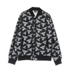 NEW ERA Giubbotto Bomber Uomo Nba All Over Print Distressed Logo Bomber Jacket Chibul Black da uomo
