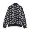 NEW ERA Giubbotto Bomber Uomo Nba All Over Print Distressed Logo Bomber Jacket Chibul Black da uomo