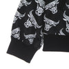NEW ERA Giubbotto Bomber Uomo Nba All Over Print Distressed Logo Bomber Jacket Chibul Black da uomo