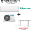 Hisense Easysmart 9000 Btu CA25YR4BG+CA25YR4BW r32 2025 Con Wi-Fi+Staffa Superior Universale