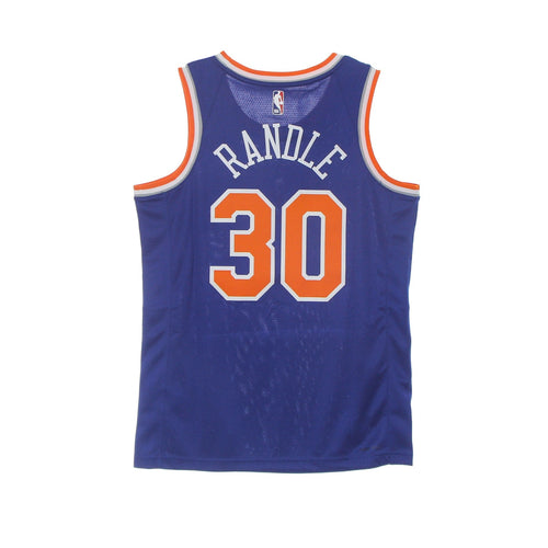 NIKE NBA Canotta Basket Uomo Nba Swingman Jersey Icon Edition 20 No 30 Julius Randle Neykni Rush Blue/randle Julius da uomo