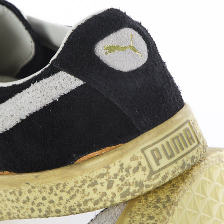 PUMA Scarpa Bassa Uomo Suede Vtg the Never Worn Black/whisper White/mellow Yellow da uomo
