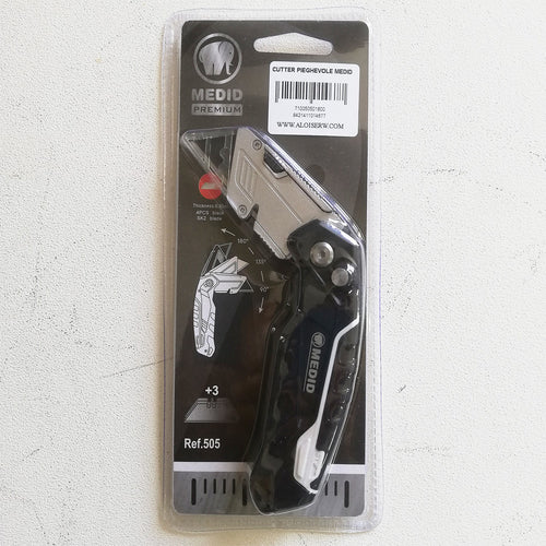 Medid coltello cutter taglierino professionale 18mm pieghevole