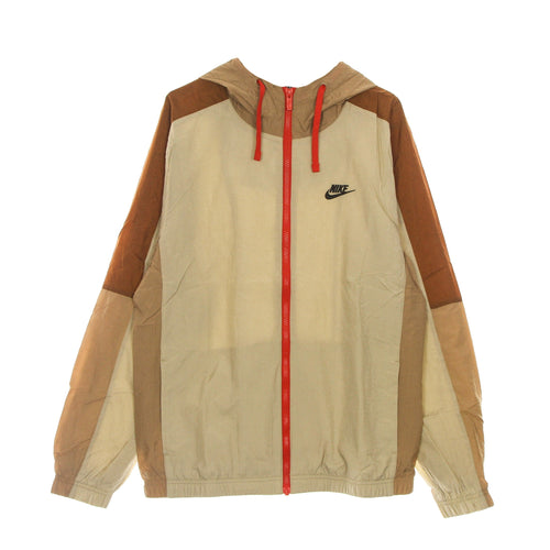 Nike Completo Tuta Uomo Woven Hooded Tracksuit Limestone/black da uomo