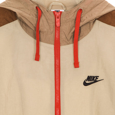Nike Completo Tuta Uomo Woven Hooded Tracksuit Limestone/black da uomo