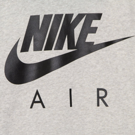 Nike Felpa Cappuccio Uomo Air Basketball Pullover Hoodie Lt Iron/htr/phantom/black da uomo