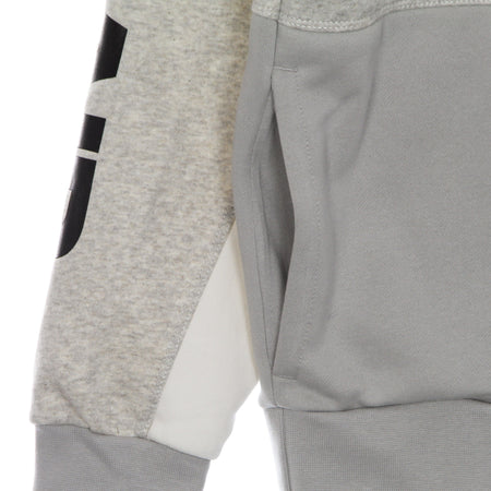 Nike Felpa Cappuccio Uomo Air Basketball Pullover Hoodie Lt Iron/htr/phantom/black da uomo