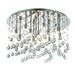 Plafoniera moderna Ideal Lux MOONLIGHT PL12 077802 G9 LED metallo cristallo lampada soffitto